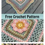 Floral Afghan Blanket Free Crochet Pattern