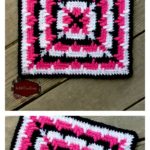 Squared Ripples Free Crochet Pattern