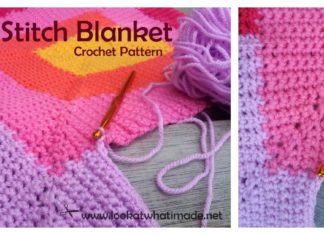 Ten Stitch Blanket Free Crochet Pattern