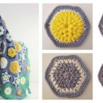Hexagon Water Garden Blanket Free Crochet Pattern