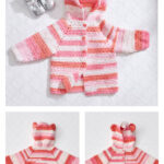 Baby Bear Hoodie Sweater Free Crochet Pattern