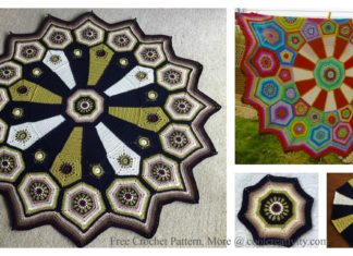 Carousel Blanket Free Crochet Pattern