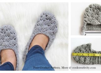 Easy Crochet Slippers Free Crochet Pattern