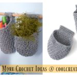 Hanging Baskets Free Crochet Pattern