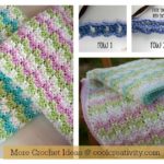 Leaping Stripes and Blocks Blanket Free Crochet Pattern and Video Tutorial