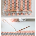 Modern Granny Baby Blanket Free Crochet Pattern
