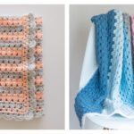 Modern Granny Baby Blanket Free Crochet Pattern