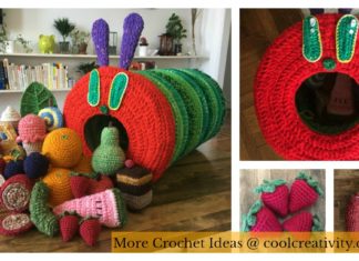 The Very Hungry Caterpillar Free Crochet Pattern