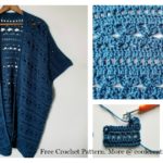 Water’s Edge Kimono Cardigan Free Crochet Pattern