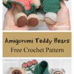 Amigurumi Honey Teddy Bears in Love Free Crochet Pattern