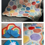 Hexipuff Unicorn Baby Blanket Crochet Pattern
