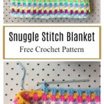 Leaping Stripes and Blocks Blanket Free Crochet Pattern