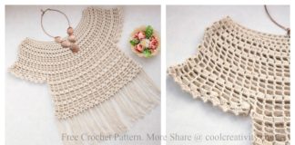 Modest Princess Summer Top Free Crochet Pattern