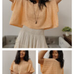 Poncho Top Free Crochet Pattern and Video Tutorial