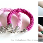 Tube Bracelet Free Crochet Pattern and Video Tutorial