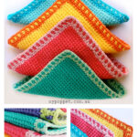 Tunisian Stitch Washcloths Free Crochet Pattern