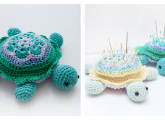 African Flower Hexagon Motif Turtle Free Crochet Pattern