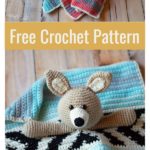 Amigurumi Coyote Lovey Free Crochet Pattern