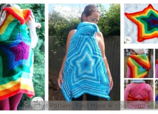 Baby-wearing Star Blanket Crochet Pattern