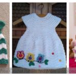 Chevron Chic Baby Dress Free Crochet Pattern and Video Tutorial