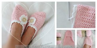 Cute Slippers Free Crochet Pattern