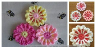 March Flower Free Crochet Pattern