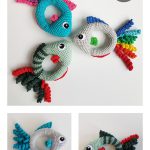 Soft Fish Rattle Toy Free Crochet Pattern