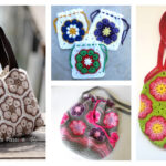 African Flower Motif Bag Free Crochet Pattern