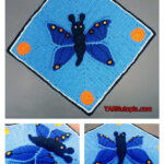 Butterfly Lovey Blanket Free Crochet Pattern and Video Tutorial