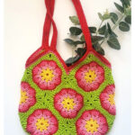 Cosmos Granny Bag Free Crochet Pattern