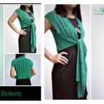 Lace Scarf-Vest Free Crochet Pattern and Diagram