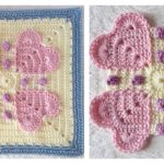 Never Ending Love Square Free Crochet Pattern
