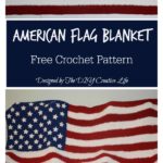 American Flag Blanket Free Crochet Pattern
