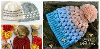 Baby Puff Stitch Hat Free Crochet Pattern