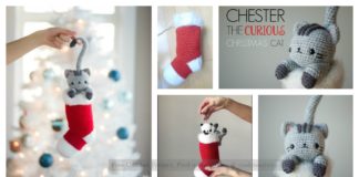 Chester the Christmas Cat Free Crochet Pattern