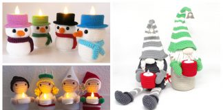 Christmas Lightholder Free Crochet Pattern