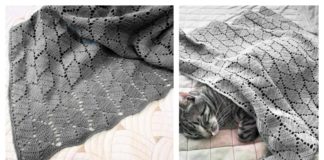 Leaf Stitch Baby Blanket Free Crochet Pattern