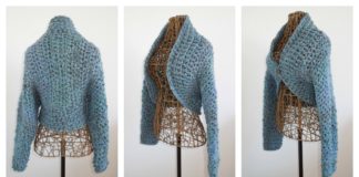 No Seam Shrug Free Crochet Pattern