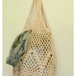 Pineapple Stitch Market Bag Free Crochet Pattern