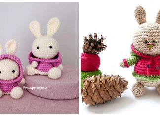 Amigurumi Bunny in Hoodie Free Crochet Pattern