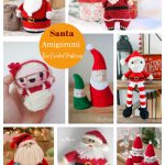 8 Amigurumi Santa Free Crochet Patterns