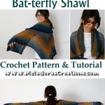 Bat Wing Shawl Free Crochet Pattern