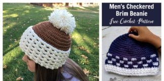 Brim Beanie Free Crochet Pattern