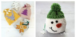 Christmas Gift Sack Bag Free Crochet Pattern