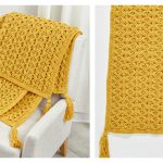 Golden Waves Throw Free Crochet Pattern