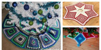 Granny Christmas Tree Skirt Free Crochet Pattern