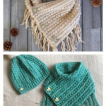 Malia Buttoned Cowl Free Crochet Pattern and Video Tutorial