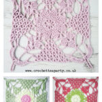 Rustic Lace Square Free Crochet Pattern