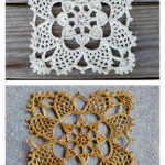 Stardust Bedspread Medallion Free Crochet Pattern