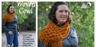 Woven Cowl Free Crochet Pattern